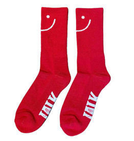 Talk Hardware Talk Socks Talk With Your Feet Crew (Red)