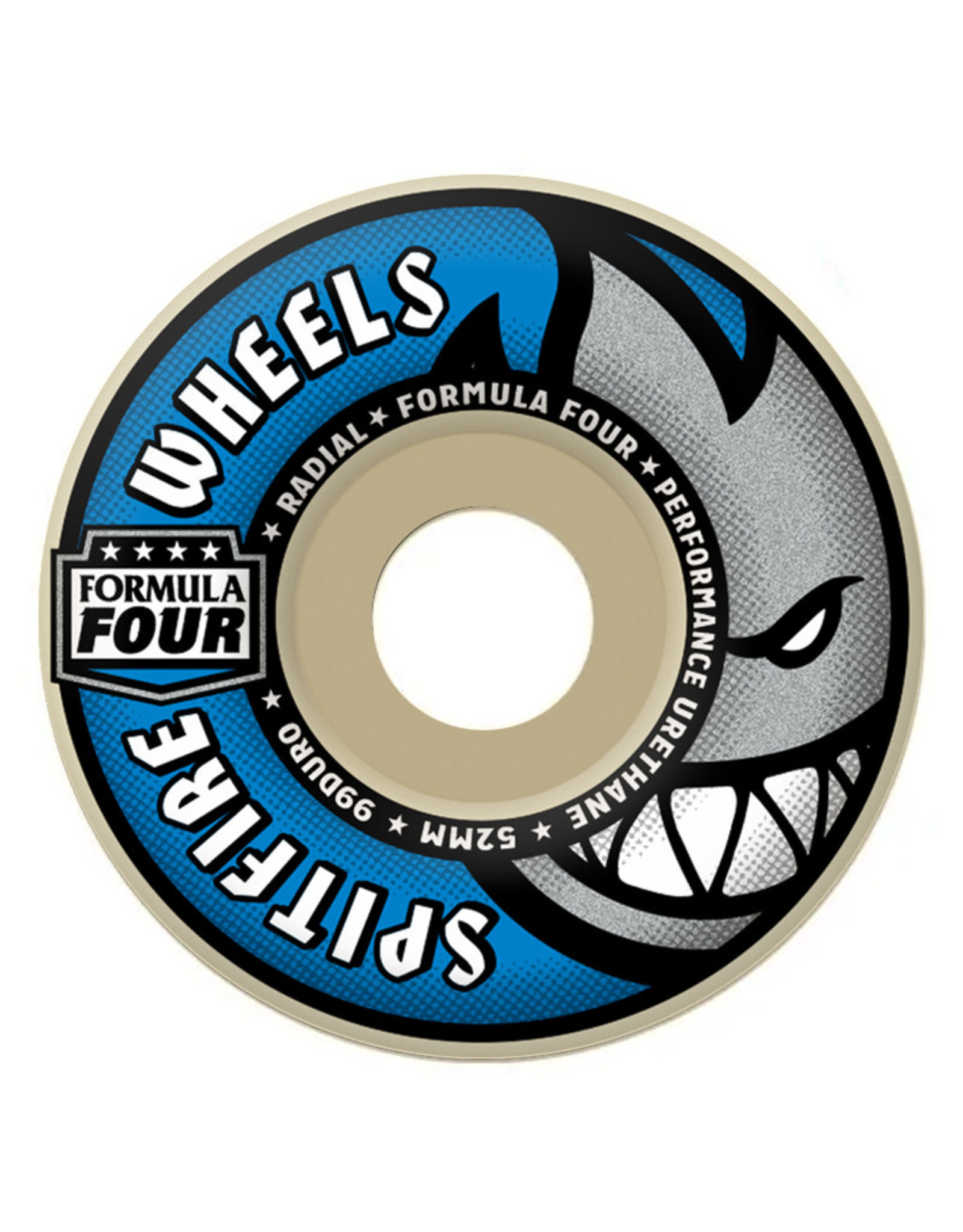 Spitfire Spitfire Wheels Formula Four Radial White (54mm/99d)