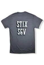 Stix SGV Stix Tee Original SGV S/S (Charcoal/White)