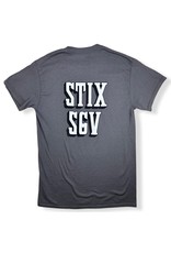 Stix Stix Tee Original SGV S/S (Charcoal/White)