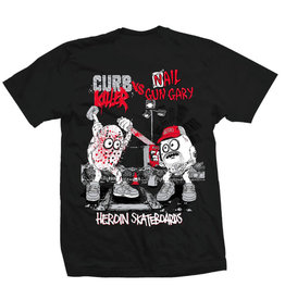 Heroin Heroin Tee Curb Vs Nail S/S (Black)