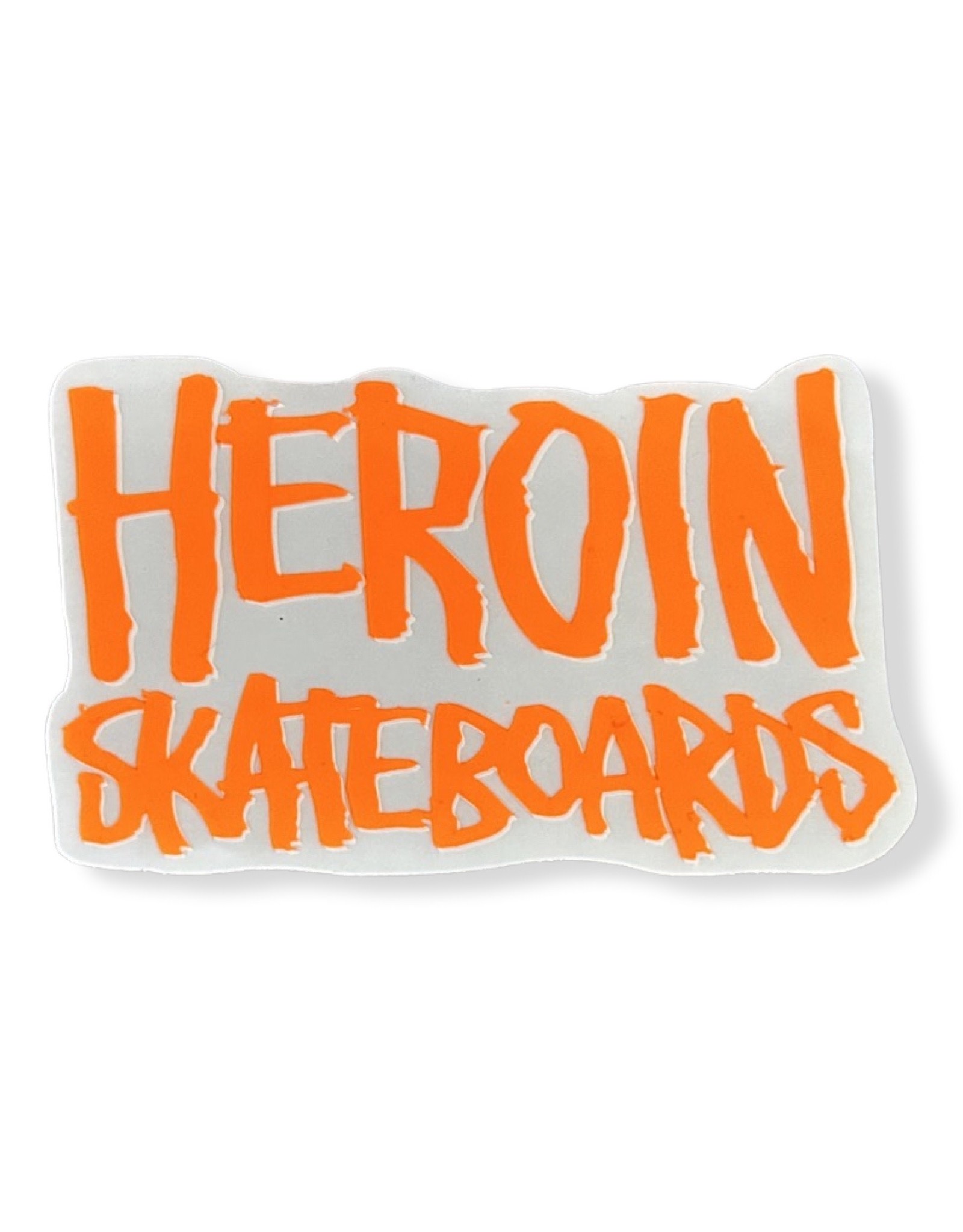 Heroin Heroin Sticker SP 23 Logo Orange