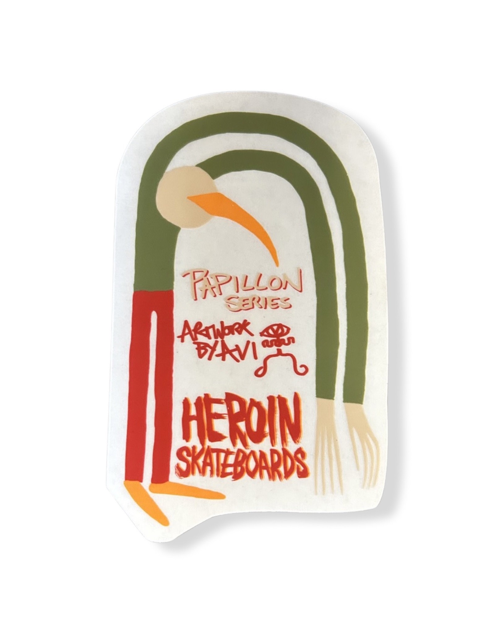 Heroin Heroin Sticker SP 23 Papillon Beak