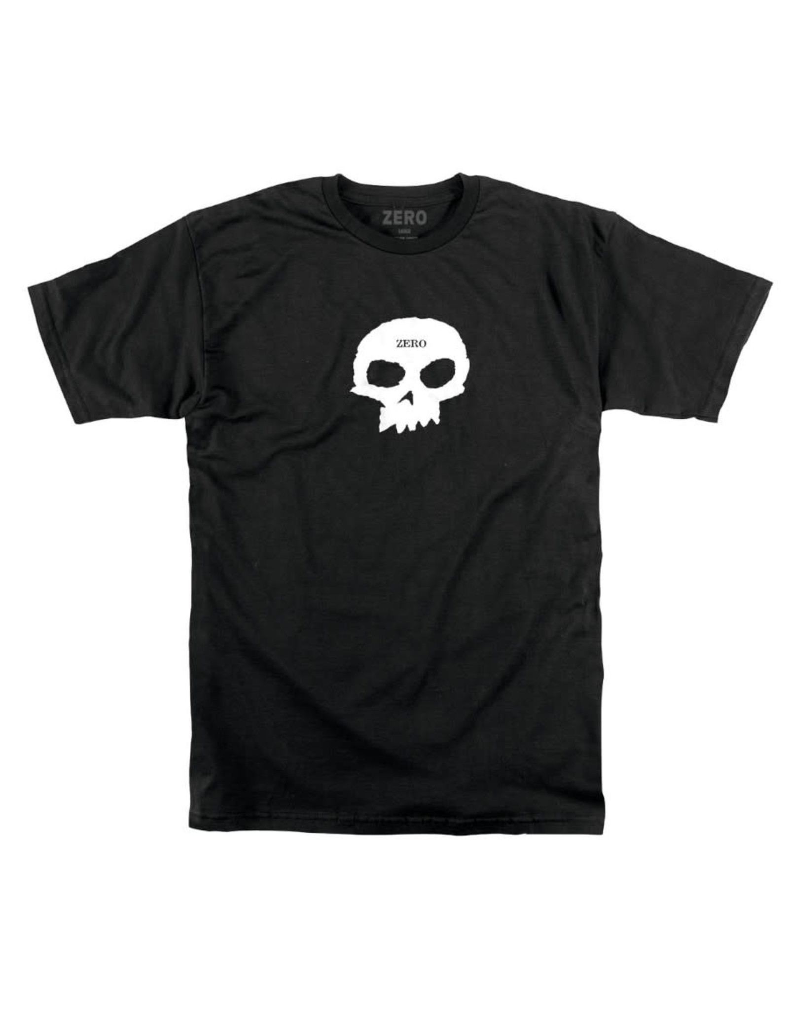 Zero Skateboards Zero Tee Single Skull S/S (Black)