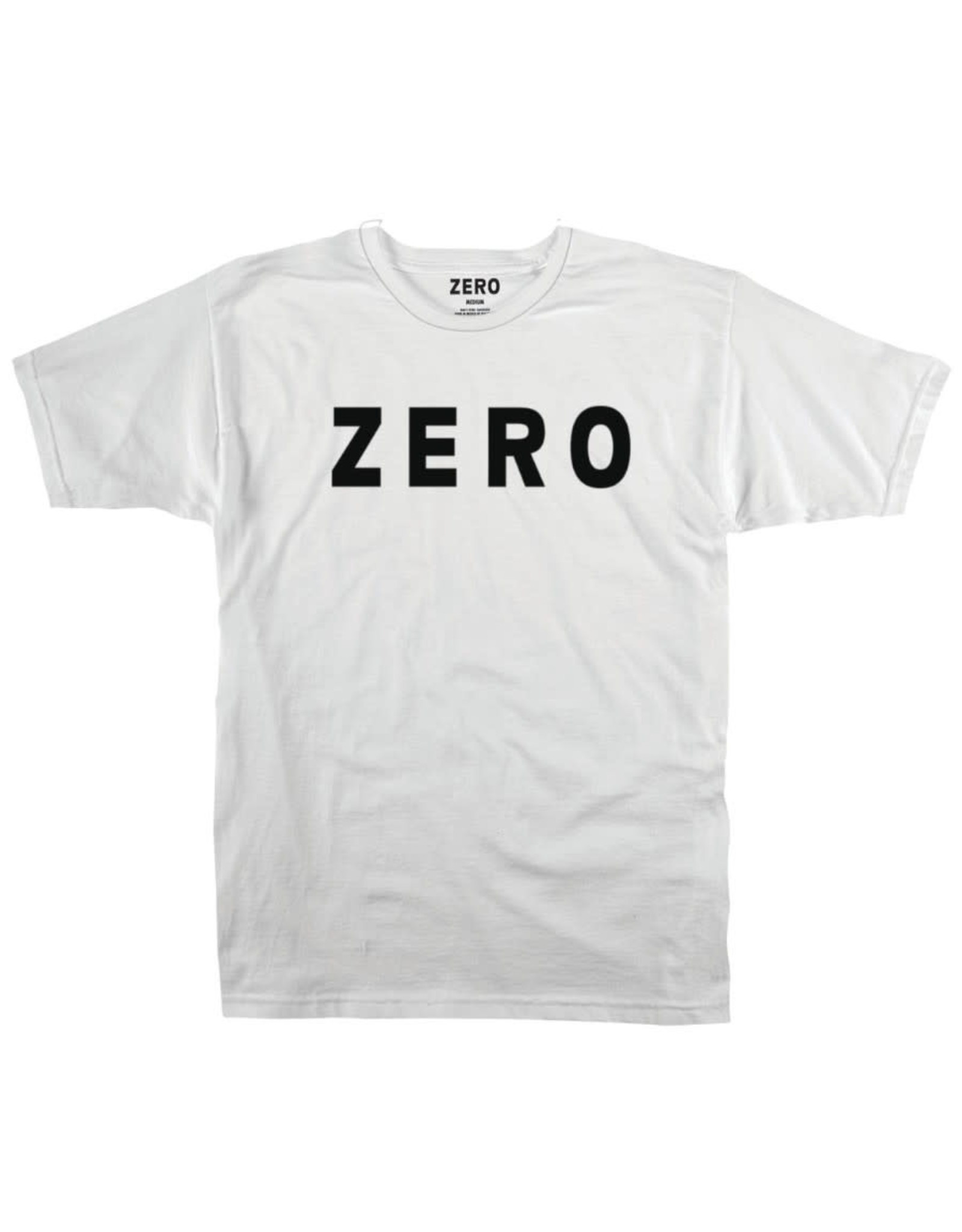 Zero Skateboards Zero Tee Army S/S (White)