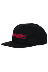 Independent Independent Hat Baseplate Mid Profile Snapback (Black/Red)