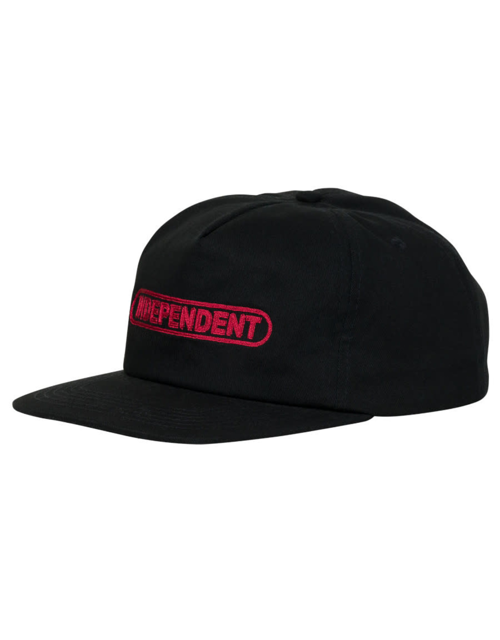 Independent Independent Hat Baseplate Mid Profile Snapback (Black/Red)