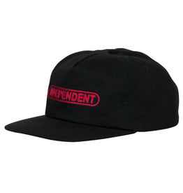 Independent Independent Hat Baseplate Mid Profile Snapback (Black/Red)