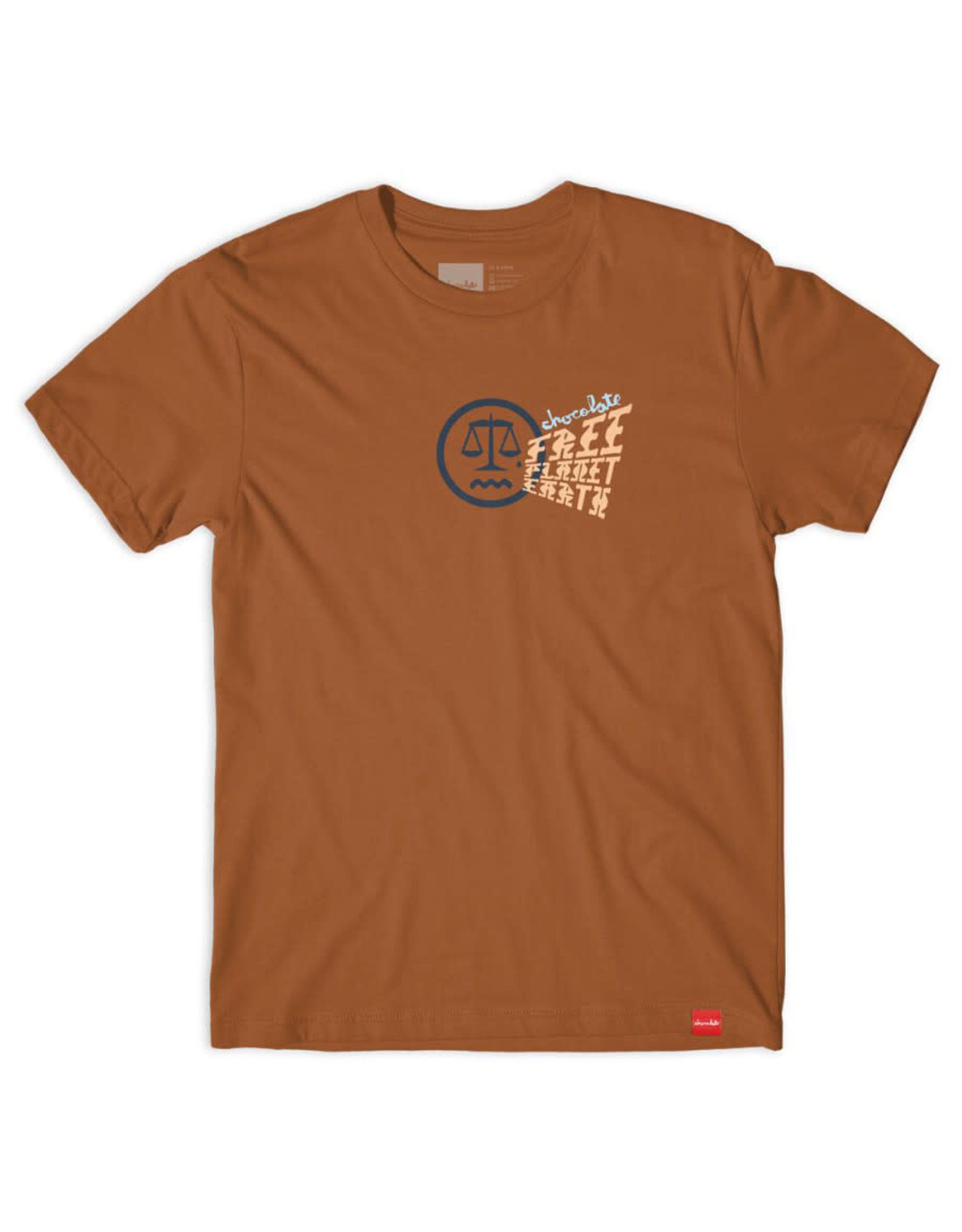 Chocolate Chocolate Tee Free Planet Earth S/S (Texas Orange)