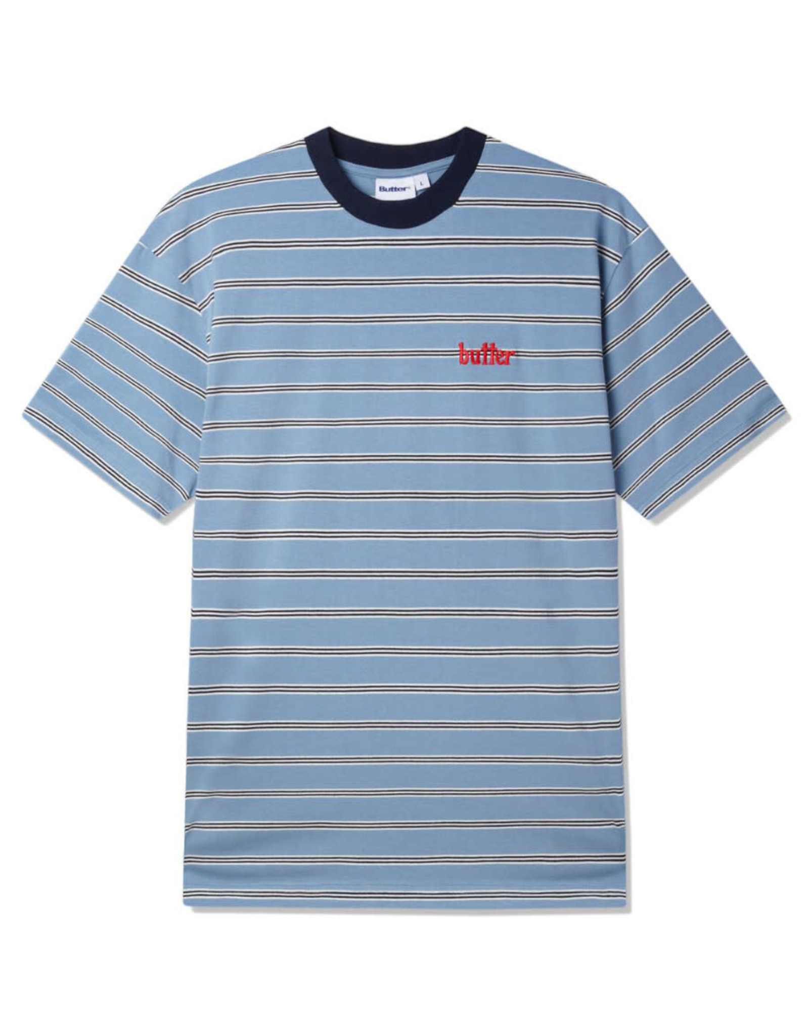 Butter Goods Butter Goods Tee Hyde Stripe S/S (Slate)