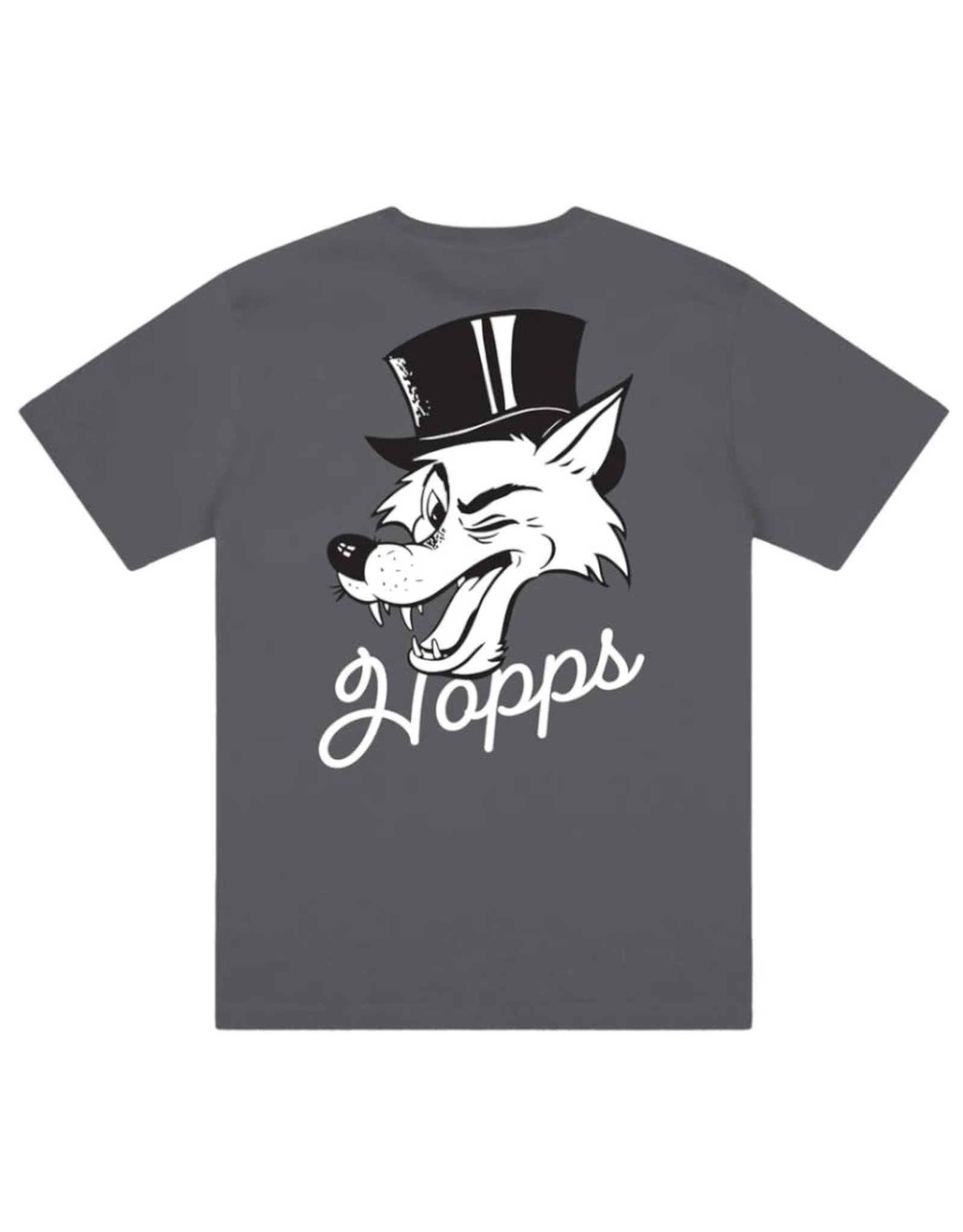 Hopps Hopps Tee Wolf S/S (Charcoal Heather)