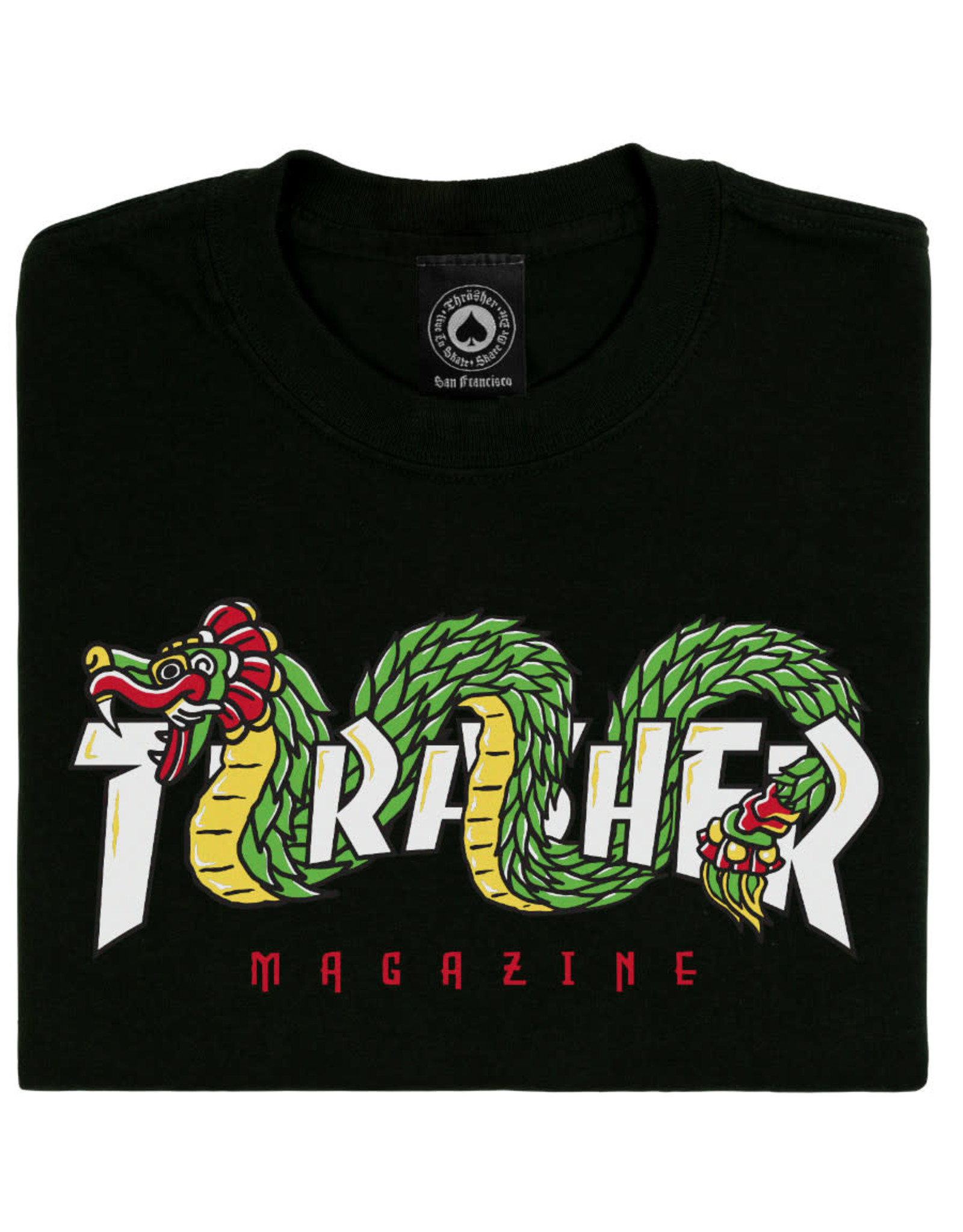 Thrasher Thrasher Tee Mens Aztec S/S (Black)