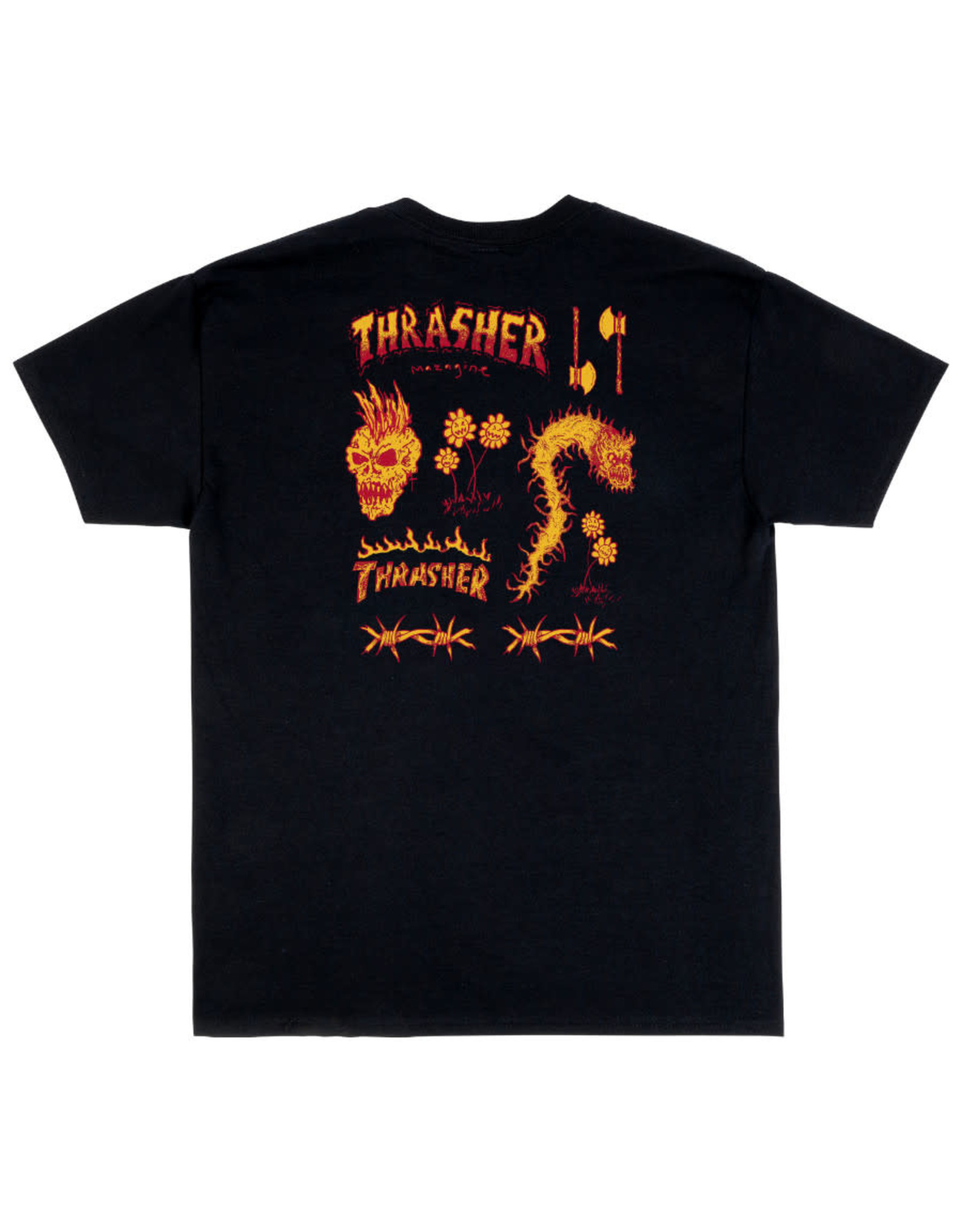 Thrasher Thrasher Tee Mens Sketch S/S (Black)