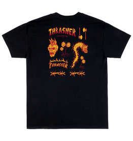 Thrasher Thrasher Tee Mens Sketch S/S (Black)