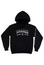 Thrasher Thrasher Hood Mens Barbed Wire Pullover (Black)