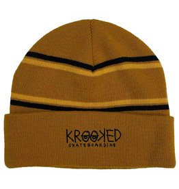 Krooked Krooked Beanie Krooked Eyes Cuff (Natural/Gold/Black)