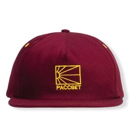 Rassvet Rassvet Hat 5 Panel Logo Strapback (Dark Red)