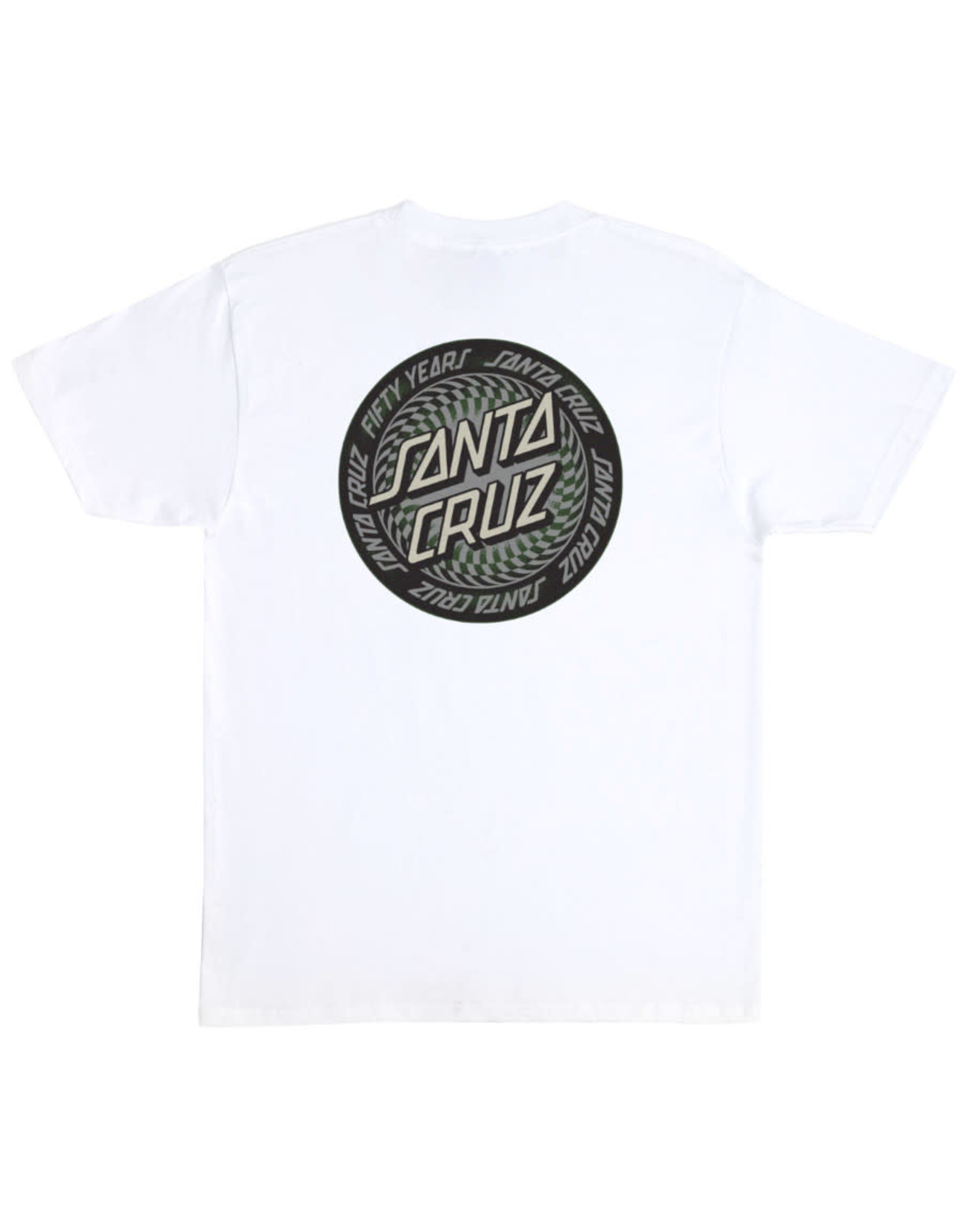 Santa Cruz Santa Cruz Tee Infinite Ringed Dot Regular S/S (White)