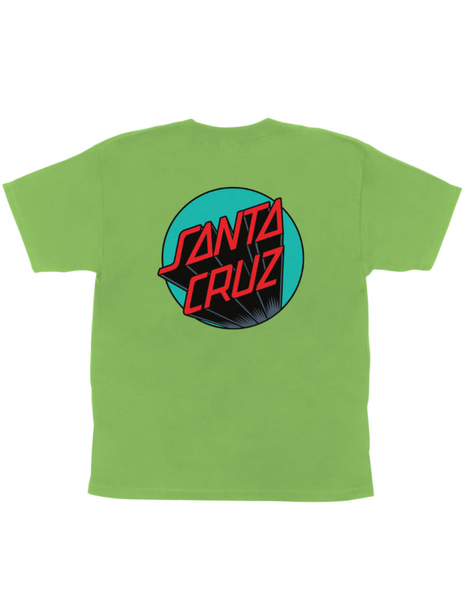 Santa Cruz Santa Cruz Tee Kids Other Delta Dot S/S (Lime/Teal/Red)