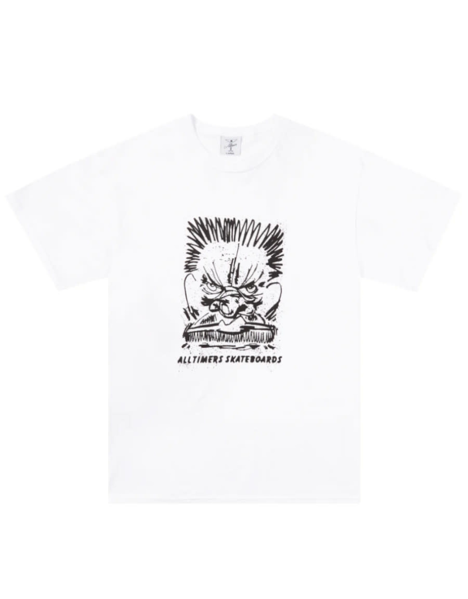 Alltimers Tee Smushed Face S/S (White)