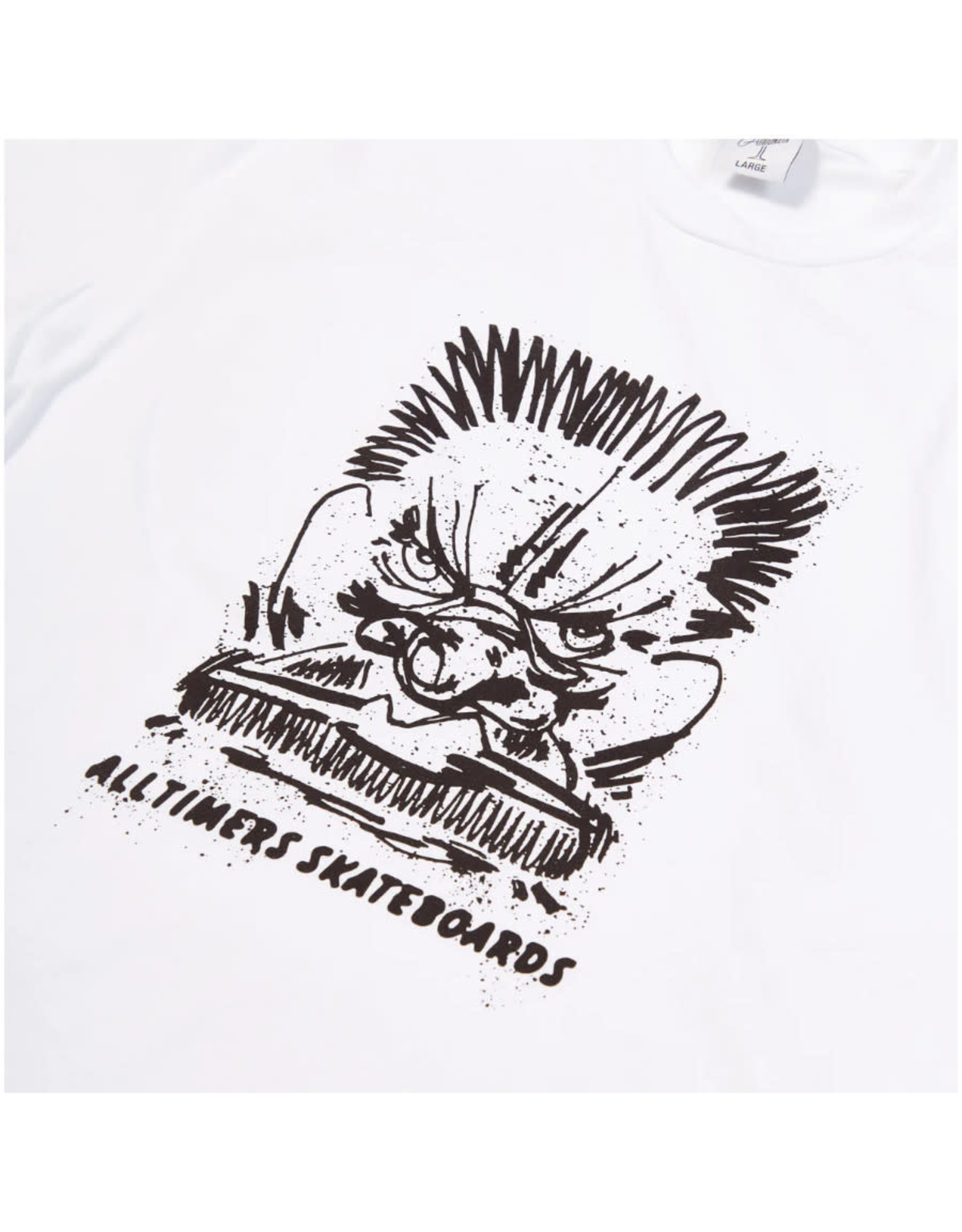 Alltimers Tee Smushed Face S/S (White)