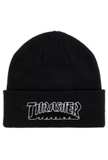 Thrasher Thrasher Beanie Outlined Cuff (Black)