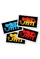 Black Label Black Label Sticker Elephant Block Assorted (1 Sticker)