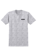 Krooked Krooked Tee Moonsmile Raw S/S (Ash/Black)