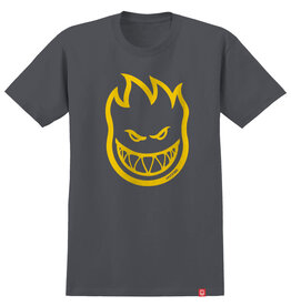 Spitfire Spitfire Tee Bighead Youth S/S (Charcoal/Yellow)