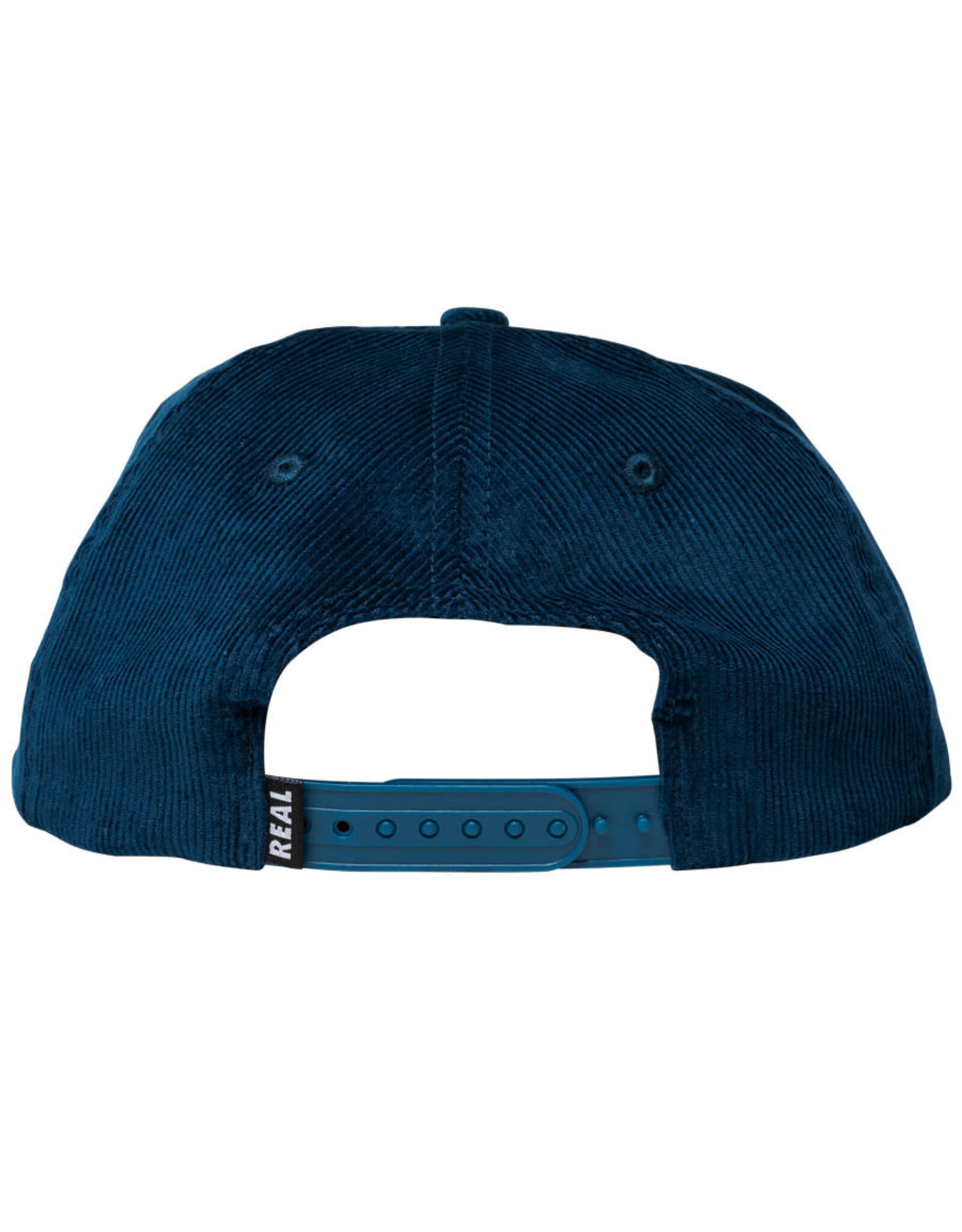 Real Real Hat Oval Cord Snapback (Navy/Red)