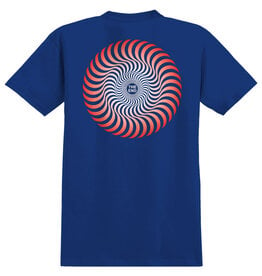 Spitfire Spitfire Tee Classic Swirl Fade S/S (Royal/Red/White)