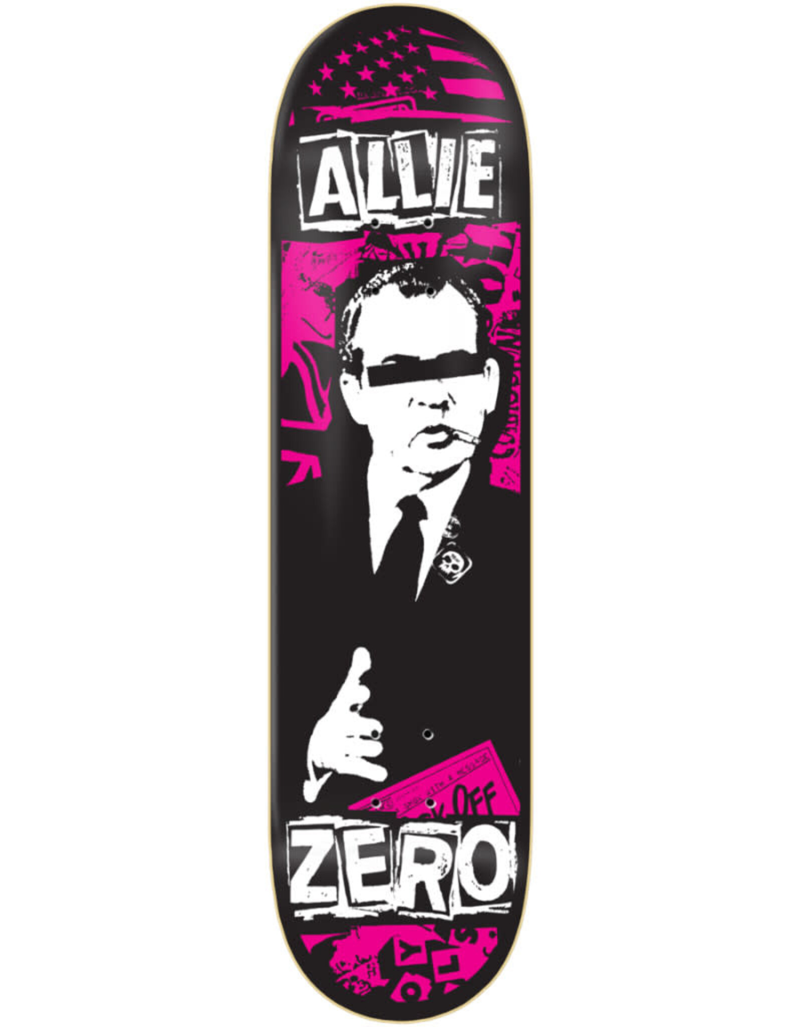 Zero Skateboards Zero Deck Jon Allie Death Scandal (8.375)