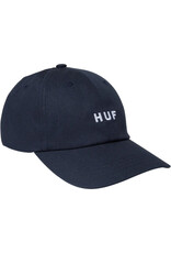 Huf Huf Hat Set OG Curved Bill Strapback (Navy)
