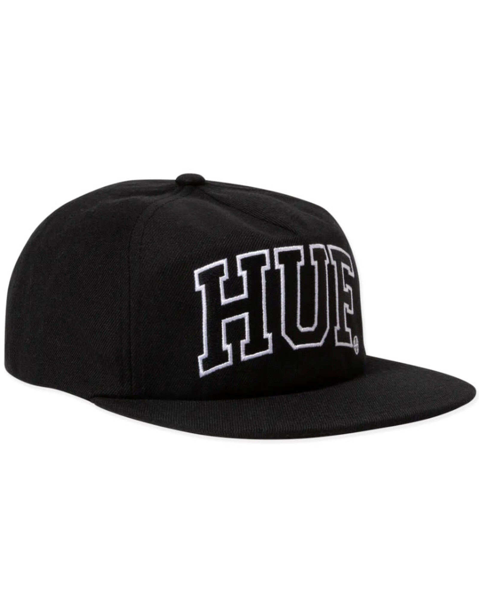 Huf Huf Hat Arch Logo 6 Panel Strapback (Black)
