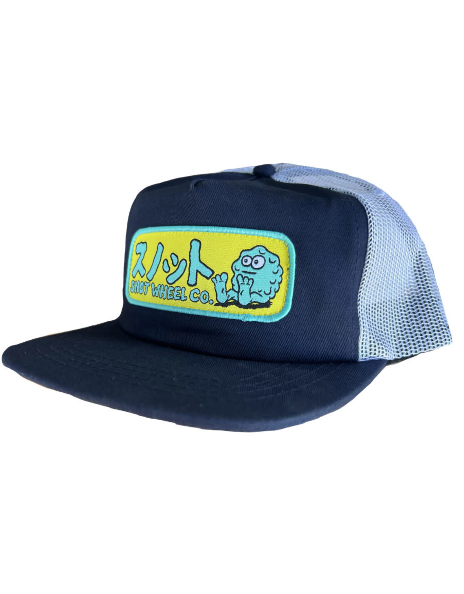Snot Snot Hat Japanese Classic Mesh Snapback (Navy)