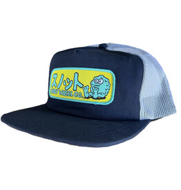 Snot Snot Hat Japanese Classic Mesh Snapback (Navy)