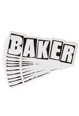 Baker Baker Brand Logo Sticker (White)