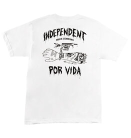 Independent Independent Tee Por Vida Heavyweight Pocket S/S (White)