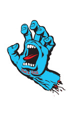 Santa Cruz Santa Cruz Sticker Screaming Hand Blue (3 Inch)