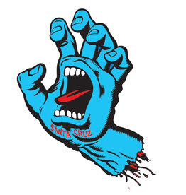 Santa Cruz Santa Cruz Sticker Screaming Hand Blue (3 Inch)