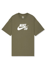 Nike SB Nike SB Tee Loose Fit Center Logo S/S (Olive/White)