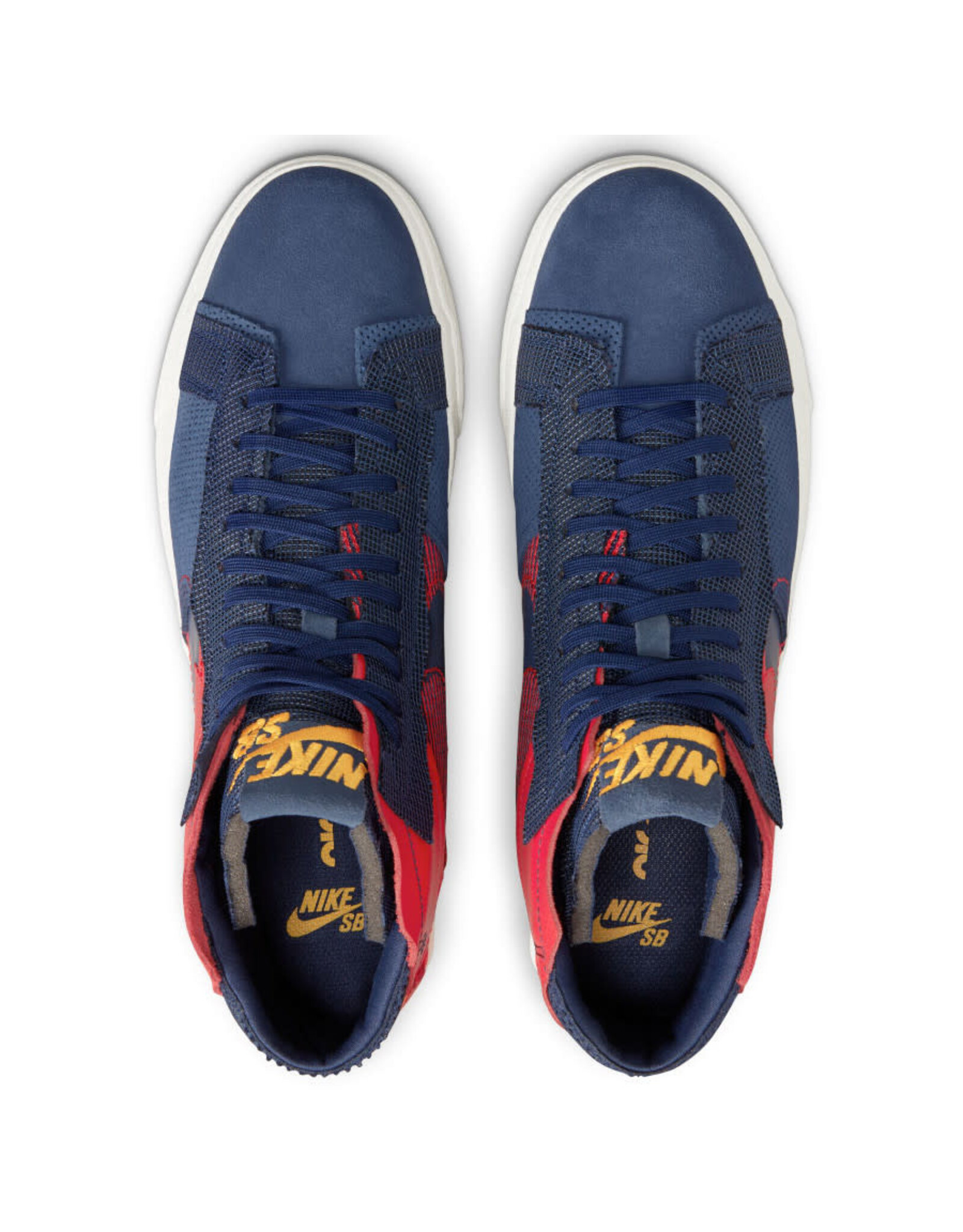 Nike SB Nike SB Shoe Zoom Blazer Mid Premium (Red/Gold/White)