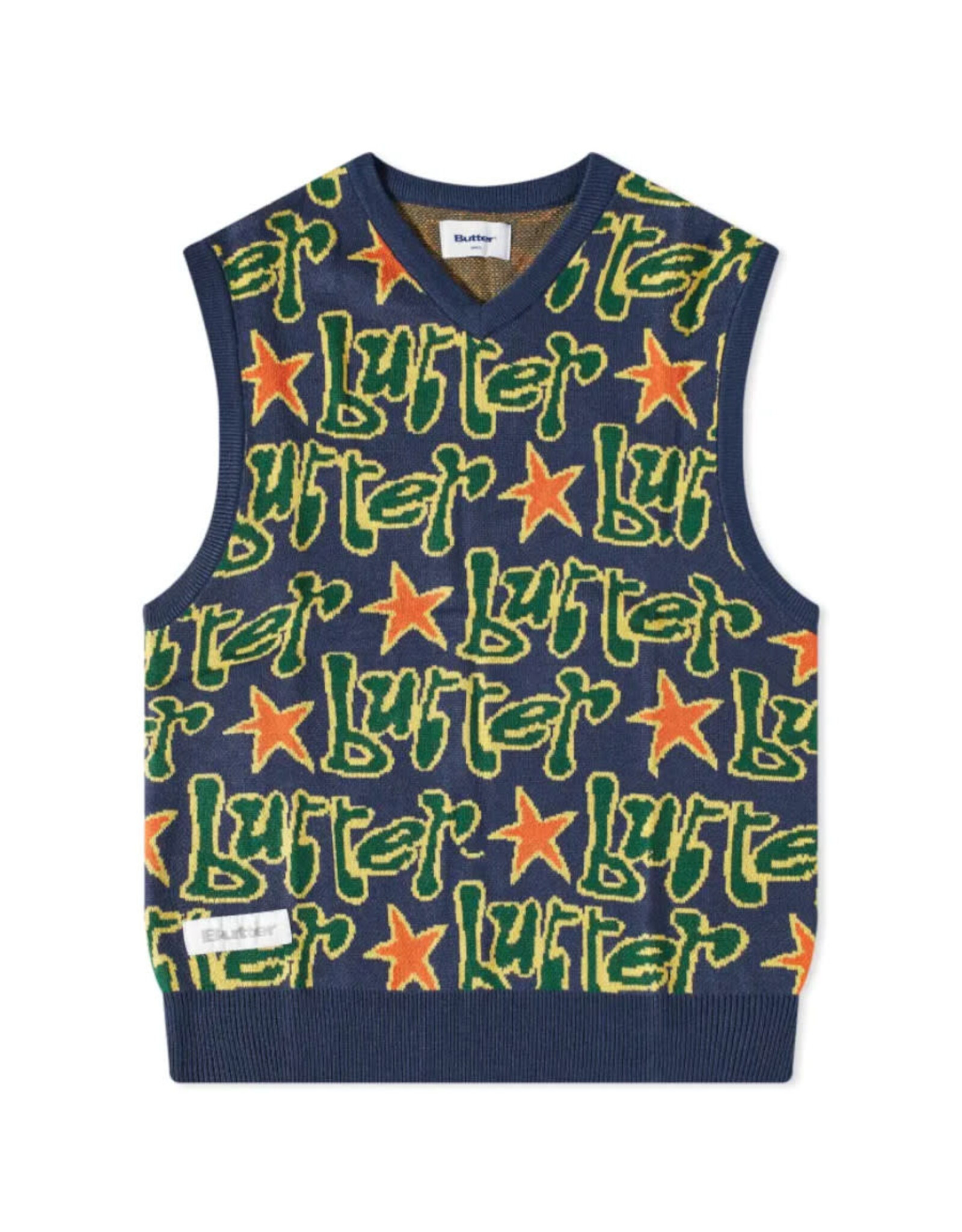 Butter Goods Butter Goods Vest Star Knit (Navy)