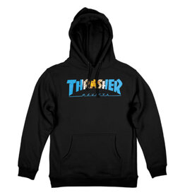 Thrasher Thrasher Hood Mens Argentina Pullover (Black)