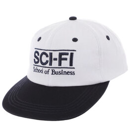 Sci-Fi Fantasy Sci-Fi Hat School Of Business Snapback (White/Navy)