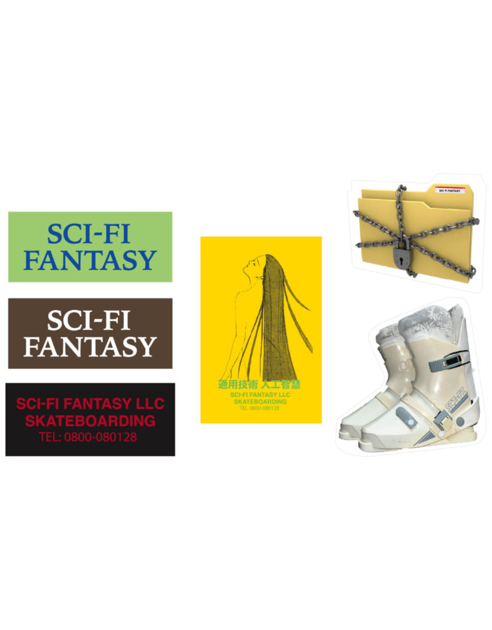 Sci-Fi Fantasy Sci-Fi Sticker FA 23 Pack