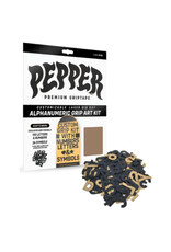 Pepper Pepper Grip Alpha Numeric Custom Grip Kit