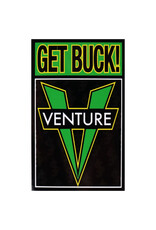 Venture Trucks Venture Sticker X Shake Junt Get Buck Black/Green (4.5")