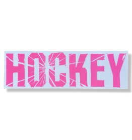 Hockey Hockey Sticker 2023 Horizontal Shattered Pink