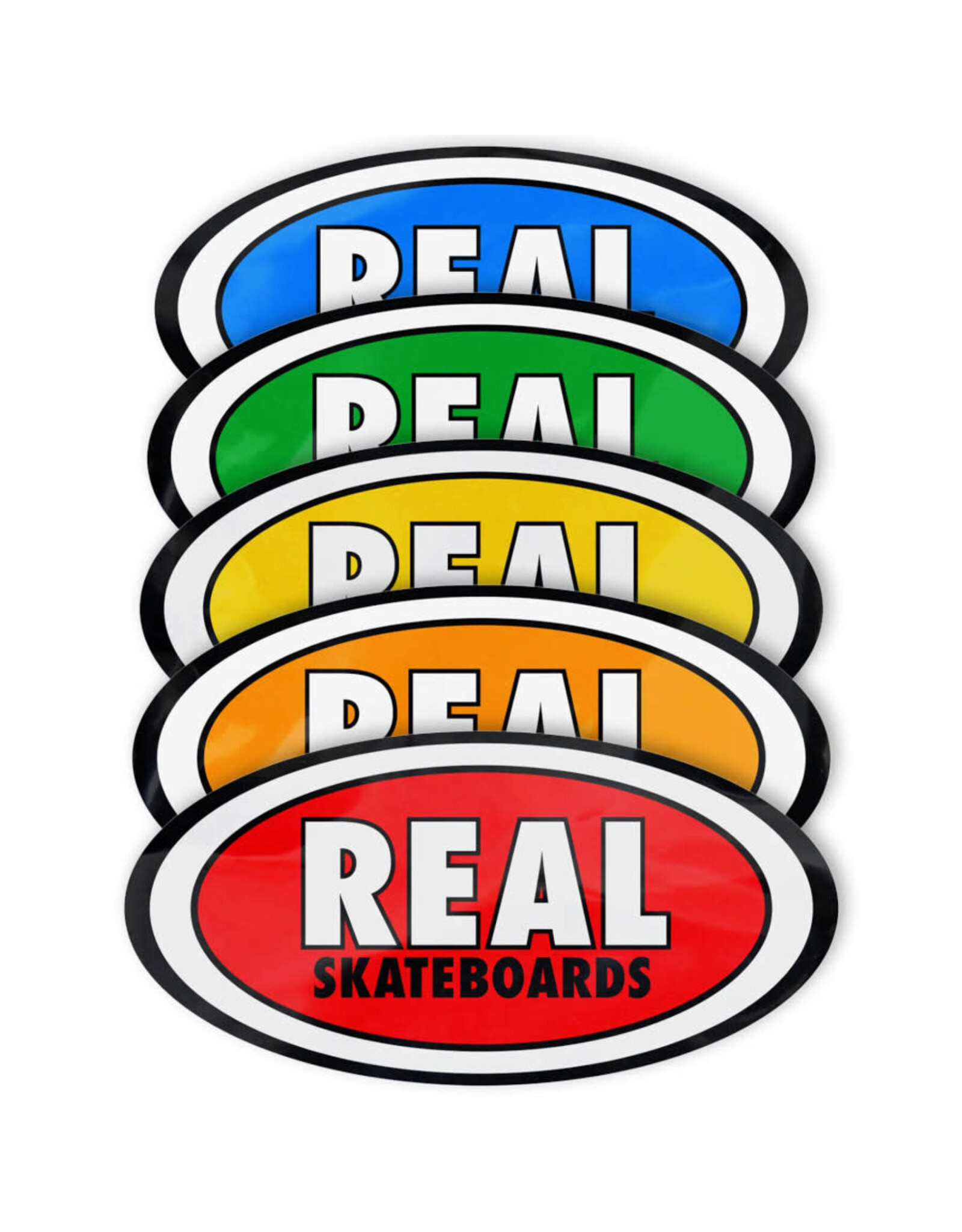 Real Real Sticker Staple Ovals Small Assorted (1 Sticker)